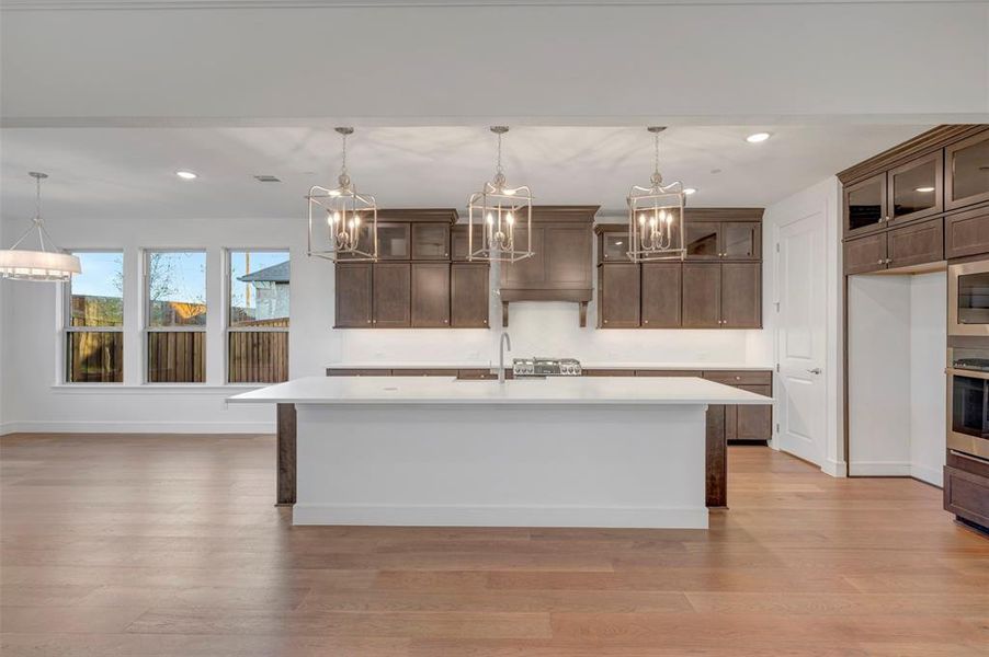 Furnished interior view inside a new home in Kreymer at the Park, Wylie (Image 17).