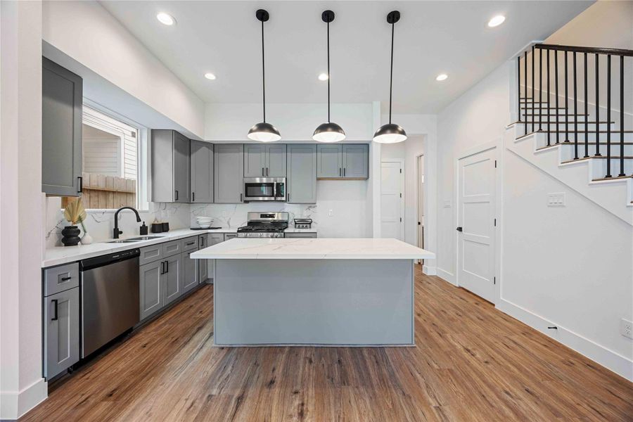 Furnished interior view inside a new home in , Houston (Image 3).