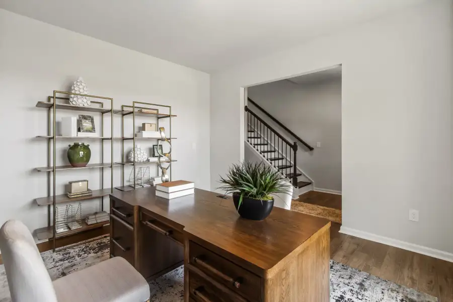 Furnished interior view inside a new home in Bridgeport Single Family Homes, Greenville (Image 6).