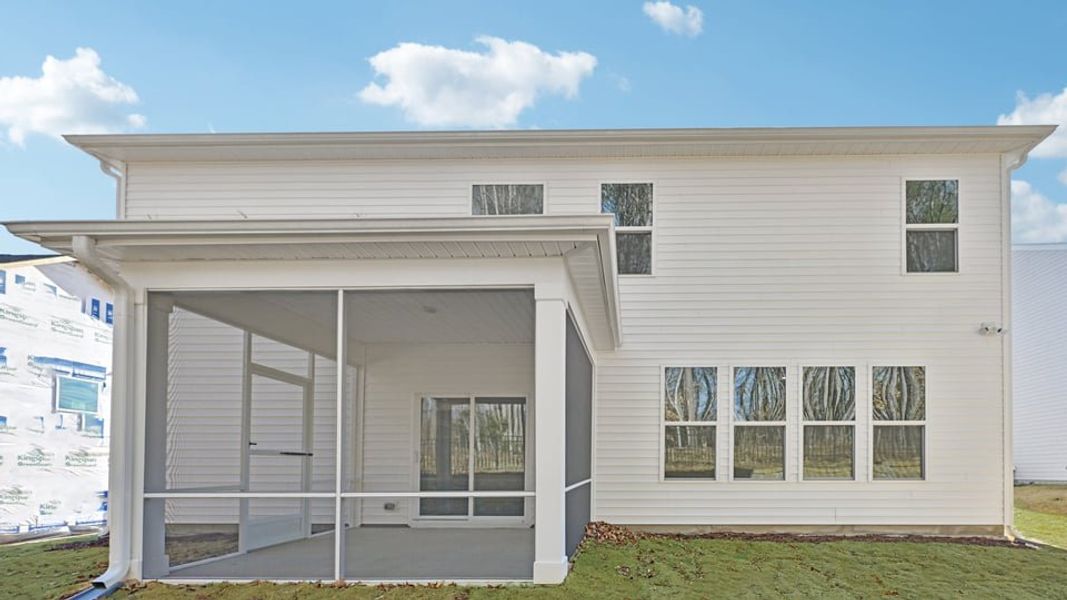 Exterior details and patio area of a home in Eagle Creek, Fuquay Varina (Image 3). Exterior details and patio area of a home in Eagle Creek, Fuquay Varina (Image 3).