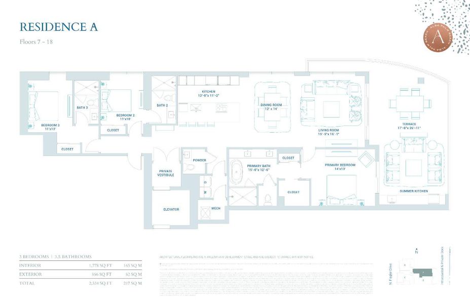 Residence A Floors 7-18
