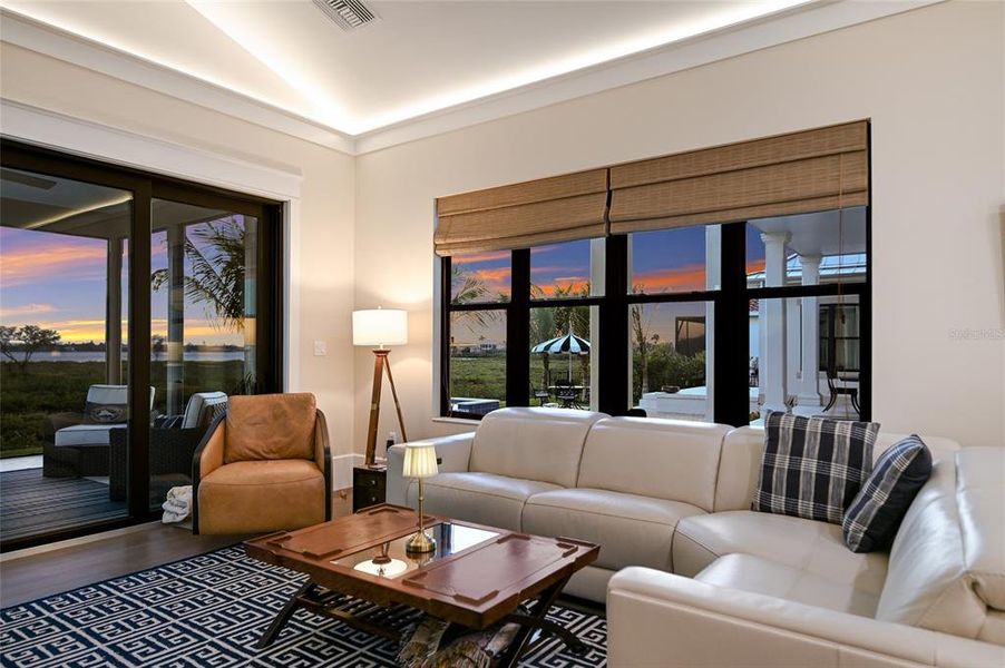 Furnished interior view inside a new home in , Palmetto (Image 42).