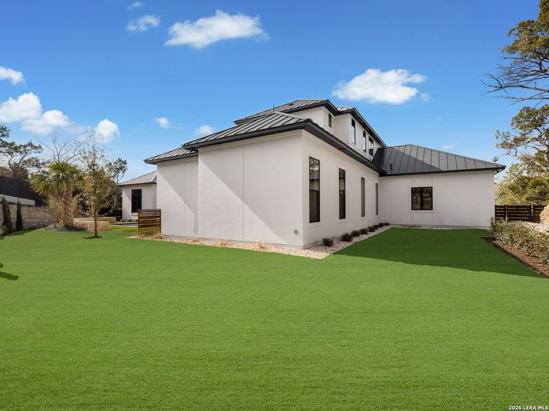 Exterior details and patio area of a home in , San Antonio (Image 35).