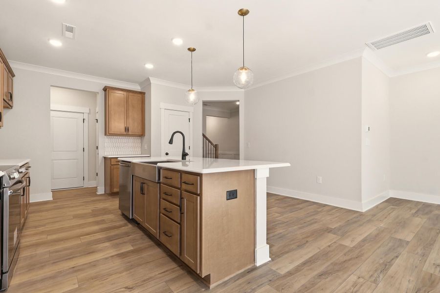 Furnished interior view inside a new home in Harbor Crossing, Greensboro (Image 9).
