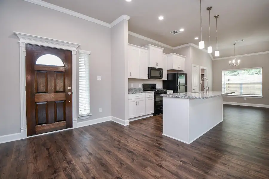 Furnished interior view inside a new home in , Houston (Image 8). Furnished interior view inside a new home in , Houston (Image 8).