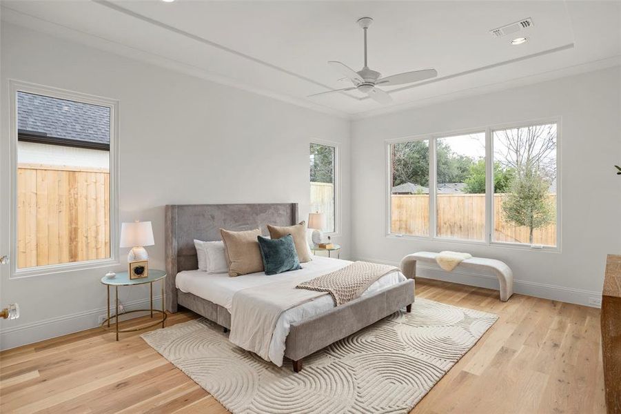 Furnished interior view inside a new home in , Dallas (Image 16).