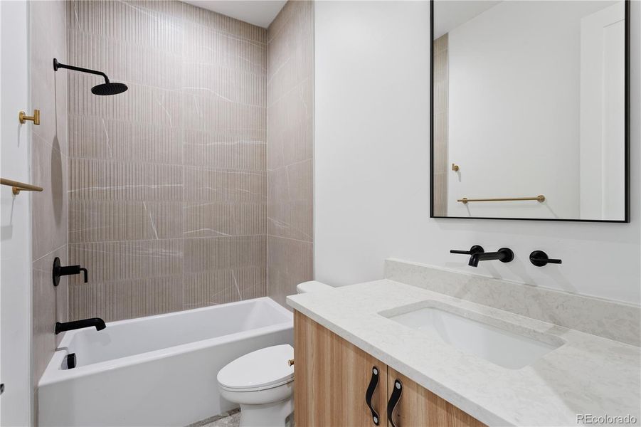 Furnished interior view inside a new home in , Denver (Image 42).