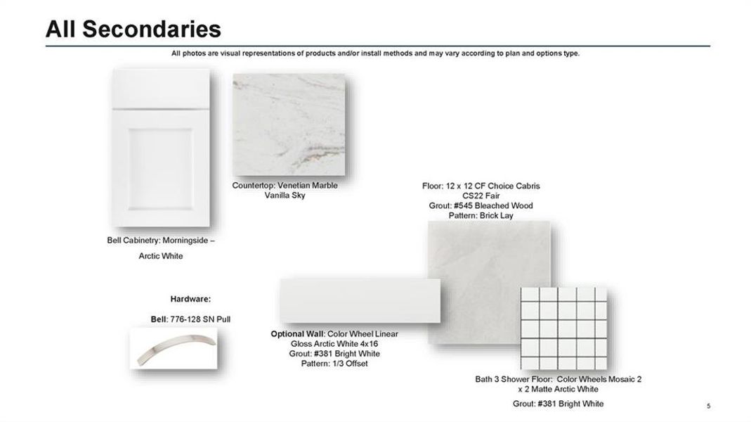 Sample of building materials used in homes in Byers Park, Alpharetta (Image 53).