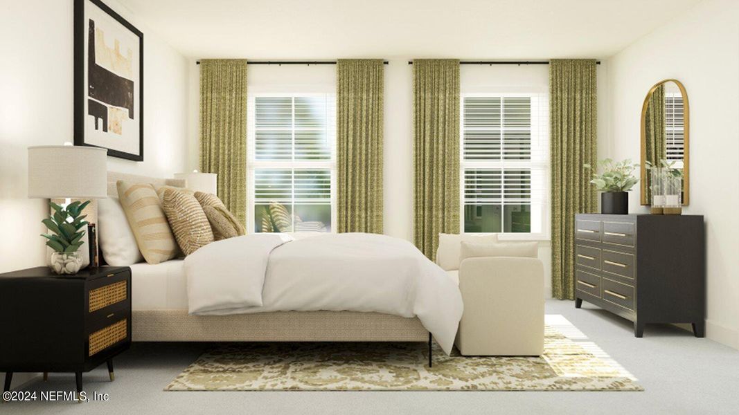 Furnished interior view inside a new home in , St. Augustine (Image 14).