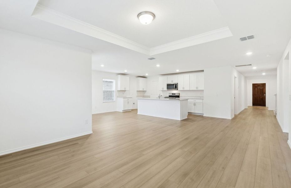 Representative unfurnished interior of a home built from the La Salle by Centex in Elizabeth Creek, Haslet (Image 10).