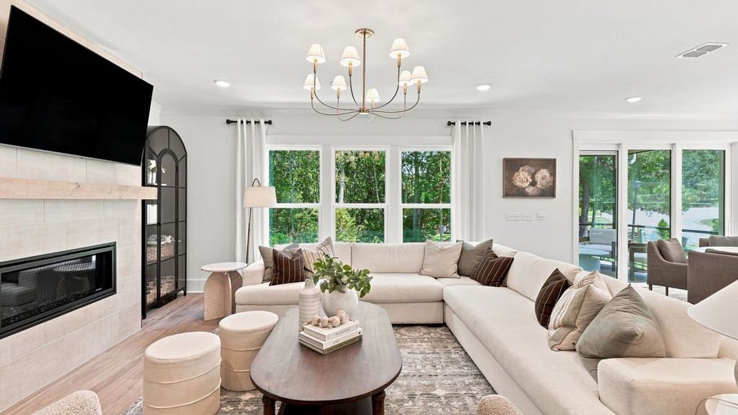 Representative furnished interior of a home built from the Vanderbilt by Pulte Homes in Fishers Wood, Columbia (Image 20).