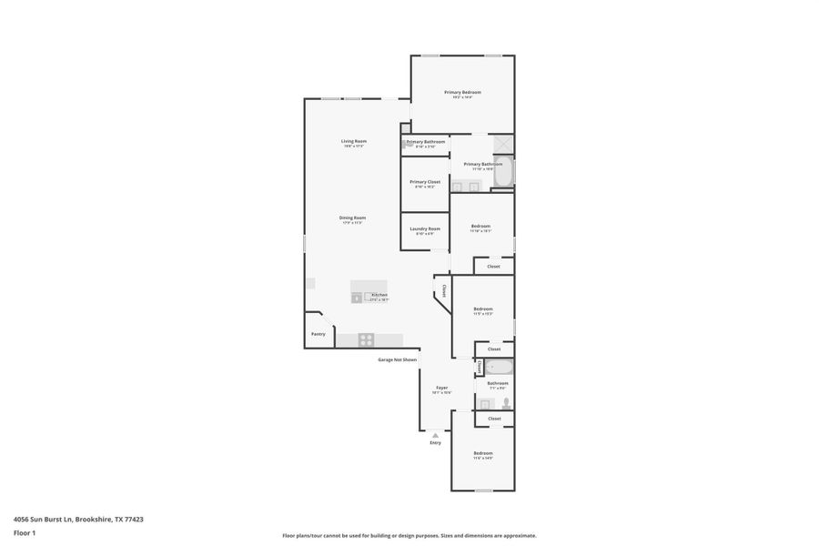 2D floor plan layout of this home in Sunterra Lakes, Brookshire, TX (Image 5). 2D floor plan layout of this home in Sunterra Lakes, Brookshire, TX (Image 5).