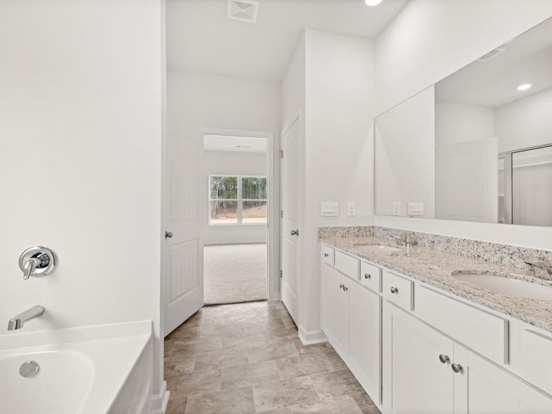 Furnished interior view inside a new home in Parkside at Carter Grove, Cartersville (Image 13). Furnished interior view inside a new home in Parkside at Carter Grove, Cartersville (Image 13).