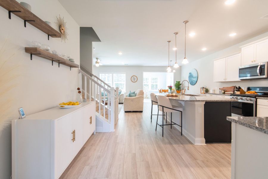 Furnished interior view inside a new home in , Johns Island (Image 5).