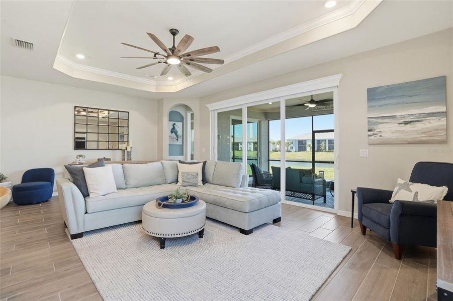 Furnished interior view inside a new home in , Punta Gorda (Image 7).