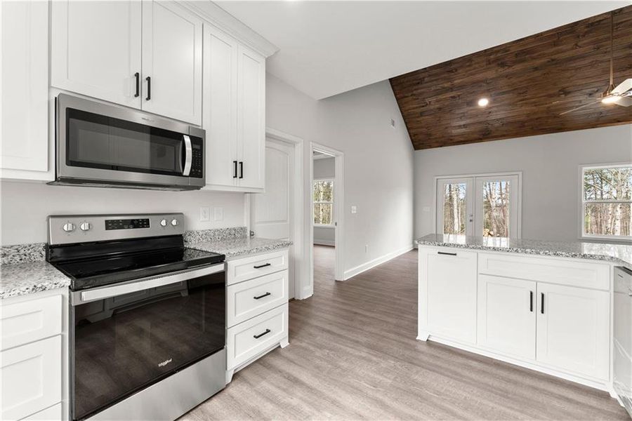 Furnished interior view inside a new home in , Cleveland (Image 7).