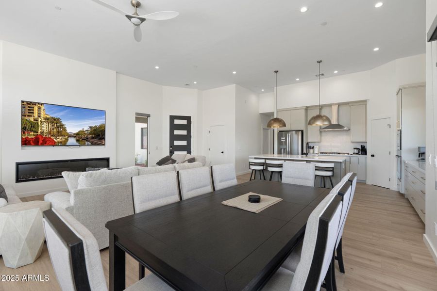 Main House Dining towards Living Room Main House Dining towards Living Room
