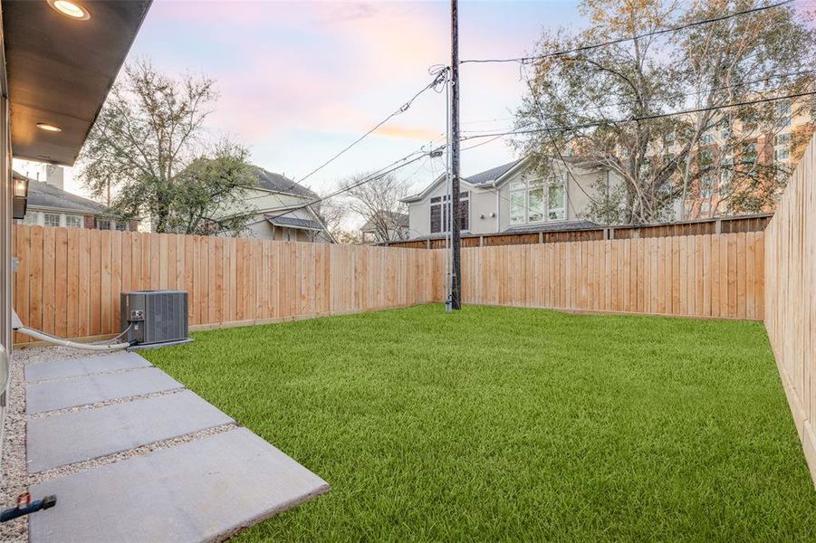 1000+ square foot backyard.