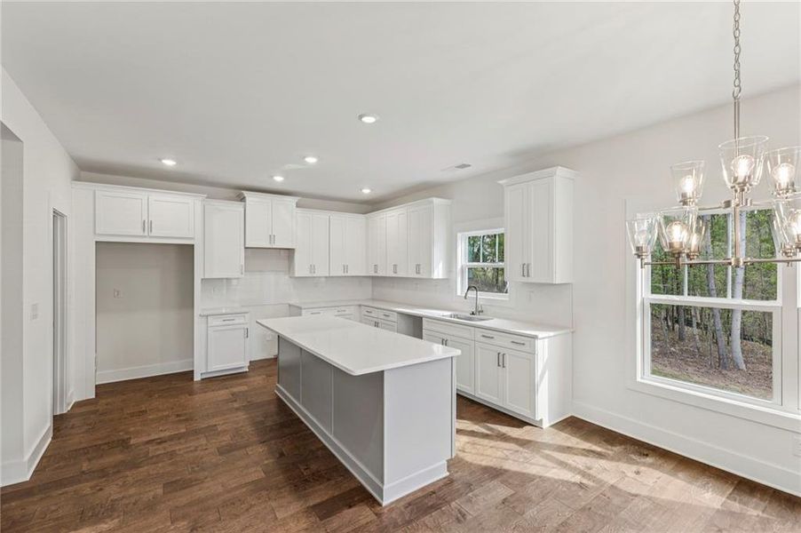 Furnished interior view inside a new home in , Decatur (Image 6).