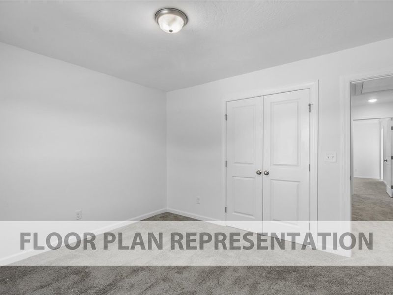 Representative unfurnished interior of a home built from the Starling by Ivey Homes in Tillery Park, Grovetown (Image 14).