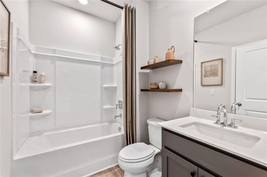 Furnished interior view inside a new home in Oak Grove Glen, Snellville (Image 8).