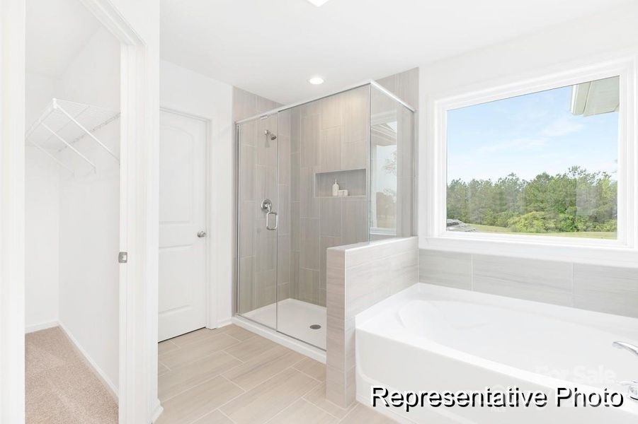 Furnished interior view inside a new home in Morgan Hills, Albemarle (Image 9).