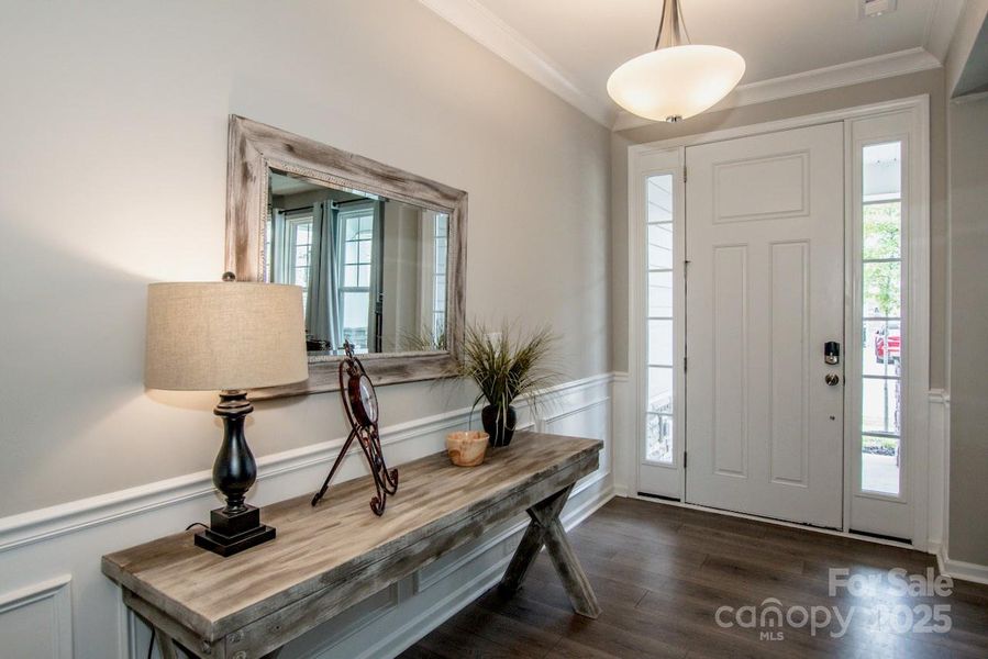 Furnished interior view inside a new home in Signature at Reid's Cove, Mooresville (Image 3).