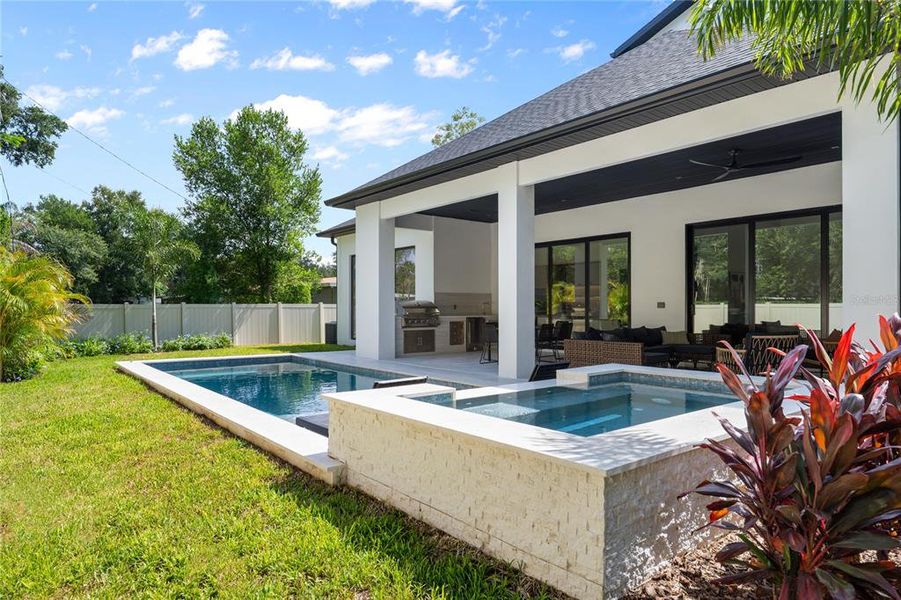 Exterior details and patio area of a home in , Winter Park (Image 32). Exterior details and patio area of a home in , Winter Park (Image 32).