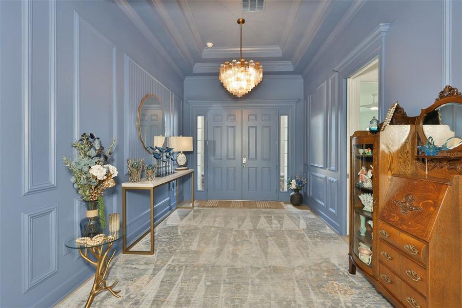 Furnished interior view inside a new home in Esplanade at Artisan Lakes, Palmetto (Image 28).