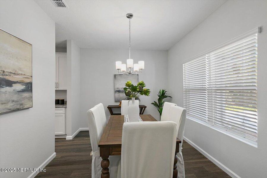 Furnished interior view inside a new home in , Jacksonville (Image 13).