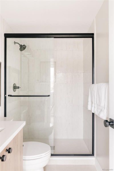 Furnished interior view inside a new home in , Denver (Image 32).