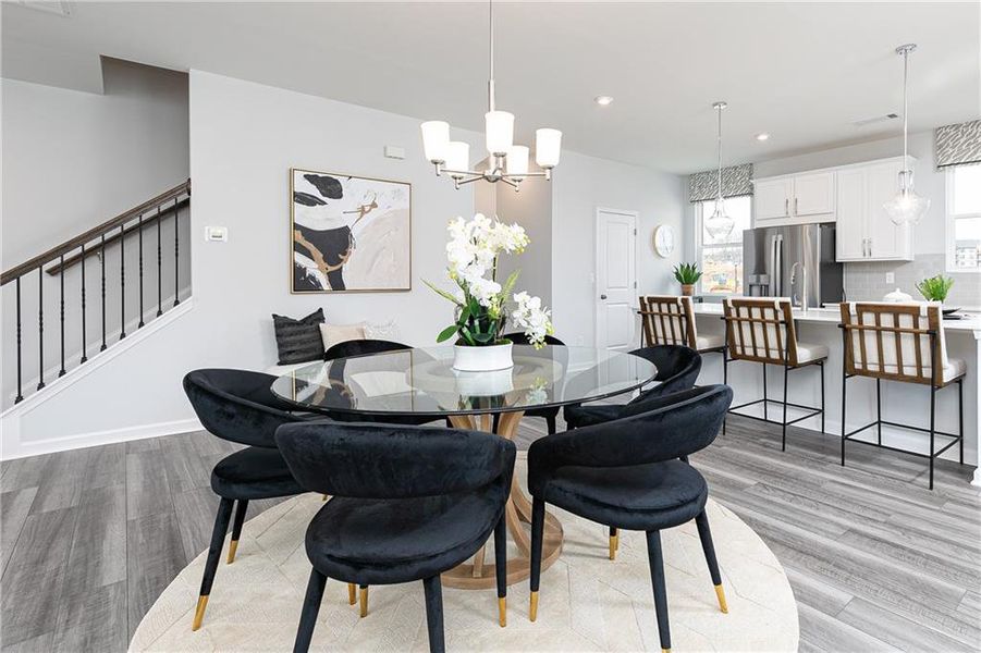 Furnished interior view inside a new home in , Lawrenceville (Image 12).