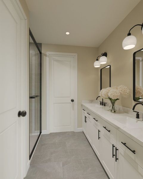Representative furnished interior of a home built from the Camp Greene by Red Cedar Homes in Cedars at Camp Greene, Charlotte (Image 8).