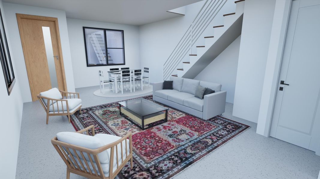 Furnished interior view inside a new home in , Charleston (Image 11). Furnished interior view inside a new home in , Charleston (Image 11).