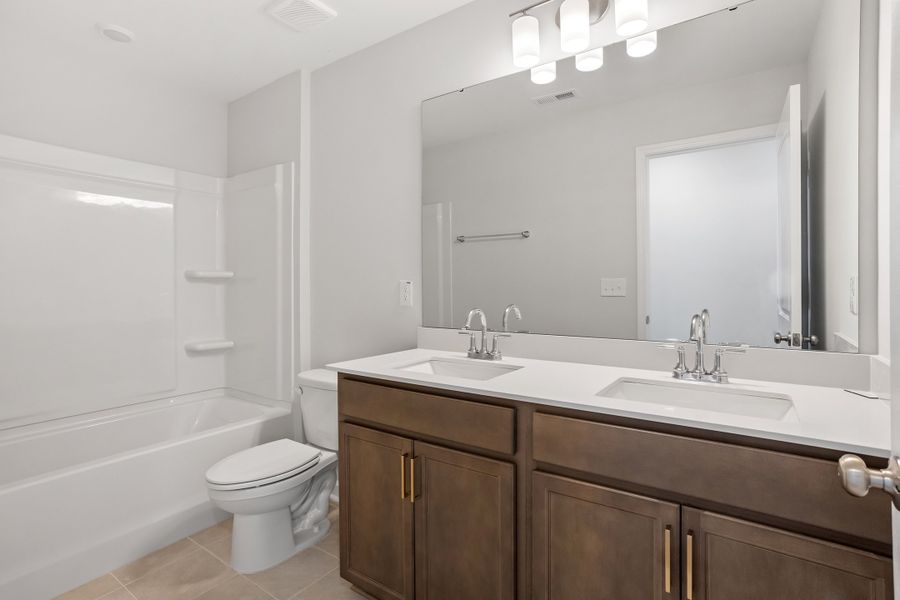 Furnished interior view inside a new home in Sweetbrier, Durham (Image 12).