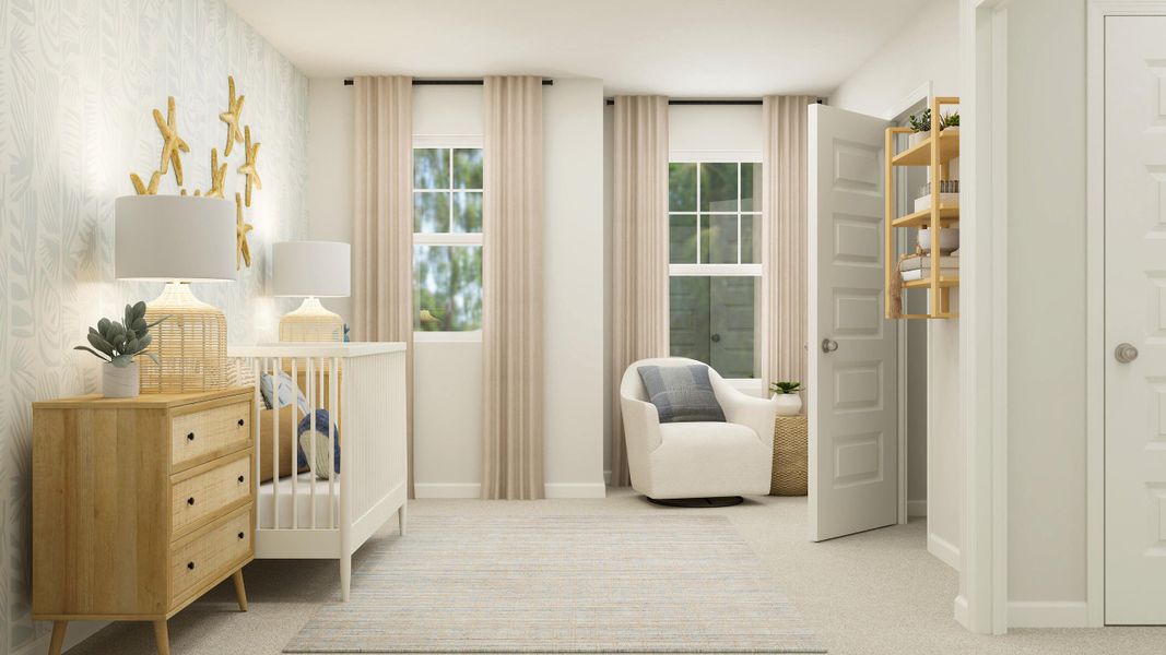 Furnished interior view inside a new home in Dawson Pointe, Summerville (Image 7).