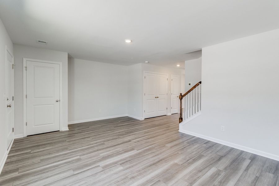 Spacious, unfurnished interior of a new home in Astoria, Columbia (Image 14). Spacious, unfurnished interior of a new home in Astoria, Columbia (Image 14).