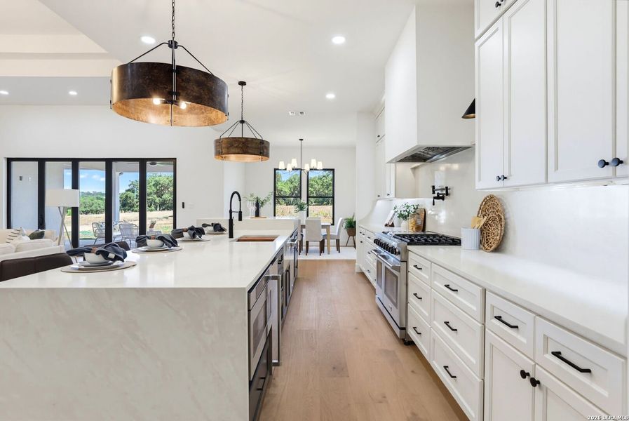 Furnished interior view inside a new home in , Bulverde (Image 33).