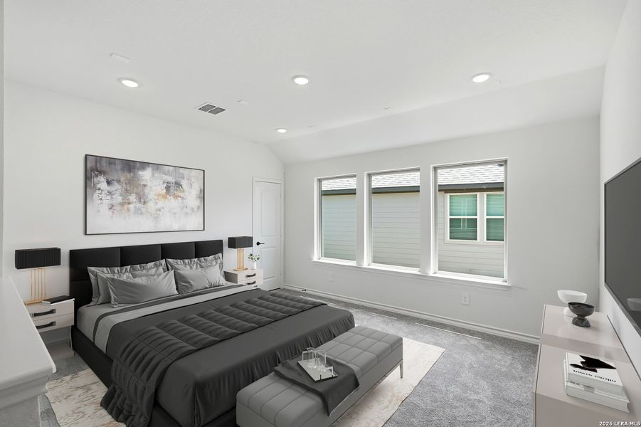 Furnished interior view inside a new home in Bison Ridge, San Antonio (Image 8).