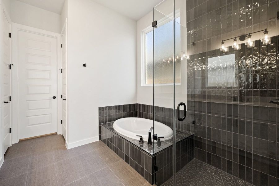 Furnished interior view inside a new home in Lagos Reserve, Manor (Image 15).