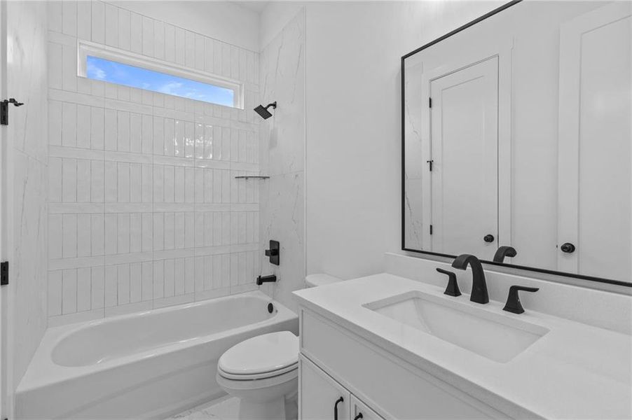 Furnished interior view inside a new home in , Buford (Image 10).