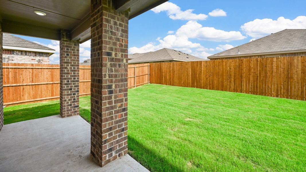 Representative unfurnished interior of a home built from the Brenham by D.R. Horton in Liberty Crossing, Royse City (Image 42). Representative unfurnished interior of a home built from the Brenham by D.R. Horton in Liberty Crossing, Royse City (Image 42).