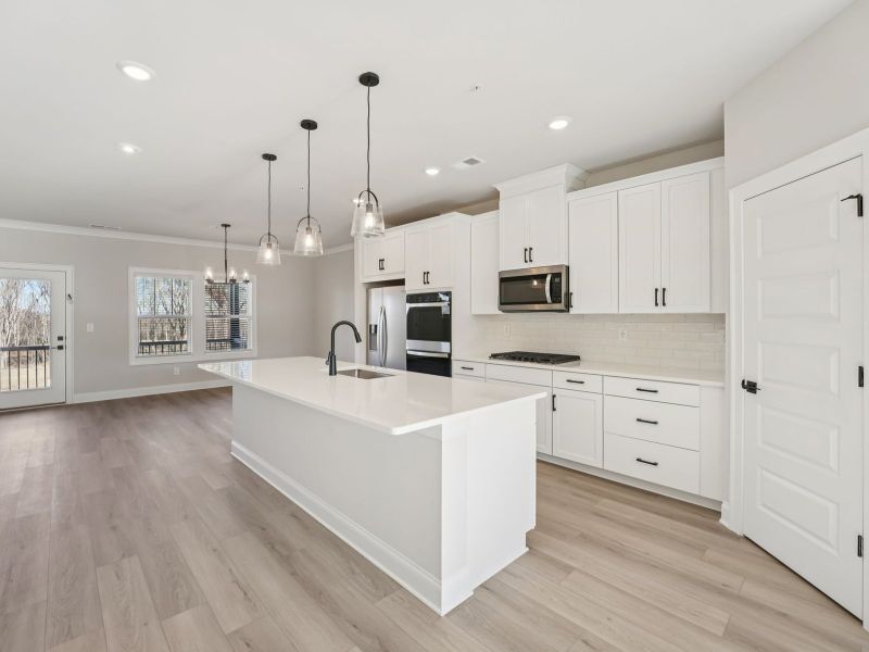Furnished interior view inside a new home in Hemingway - Highland Series, Cumming (Image 6).