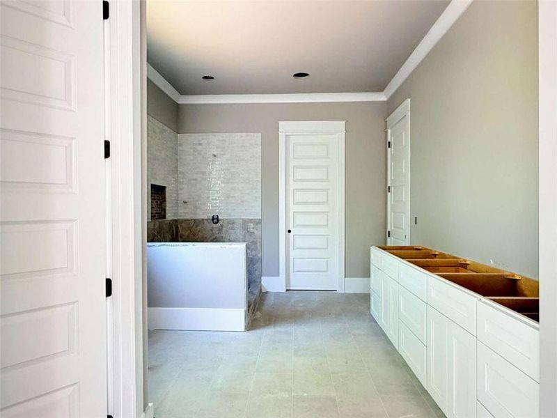 In-progress construction of a new home in , Jefferson, GA (Image 18).