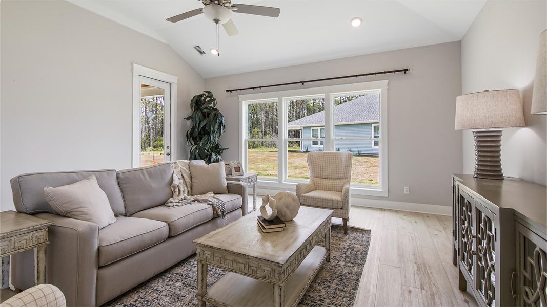 Furnished interior view inside a new home in Breakfast Point East Phase I, Panama City Beach (Image 14).