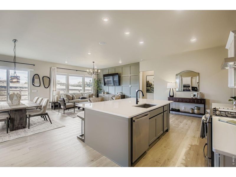 Furnished interior view inside a new home in , Fort Collins (Image 12).
