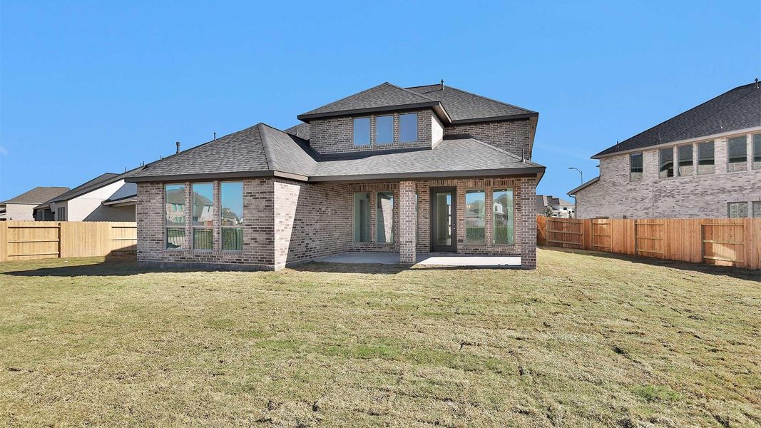 Exterior details and patio area of a home in StoneCreek Estates, Richmond (Image 3).