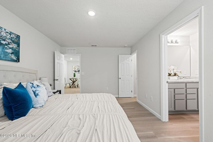 Furnished interior view inside a new home in , Jacksonville (Image 11).