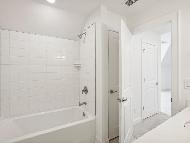 Furnished interior view inside a new home in , Holly Springs (Image 12).
