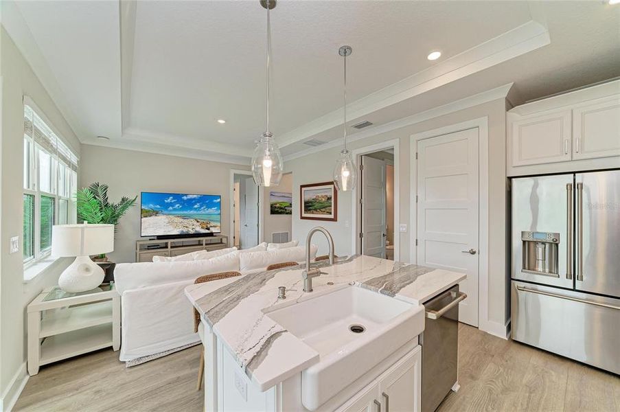 Furnished interior view inside a new home in Esplanade at Azario Lakewood Ranch, Lakewood Ranch (Image 14). Furnished interior view inside a new home in Esplanade at Azario Lakewood Ranch, Lakewood Ranch (Image 14).